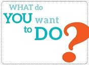 What do you want to do motivational graphic